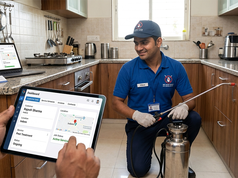 Pest Control CRM Indore: How CRM Software Helps Pest Control Companies Manage Customers, Services, and Contracts