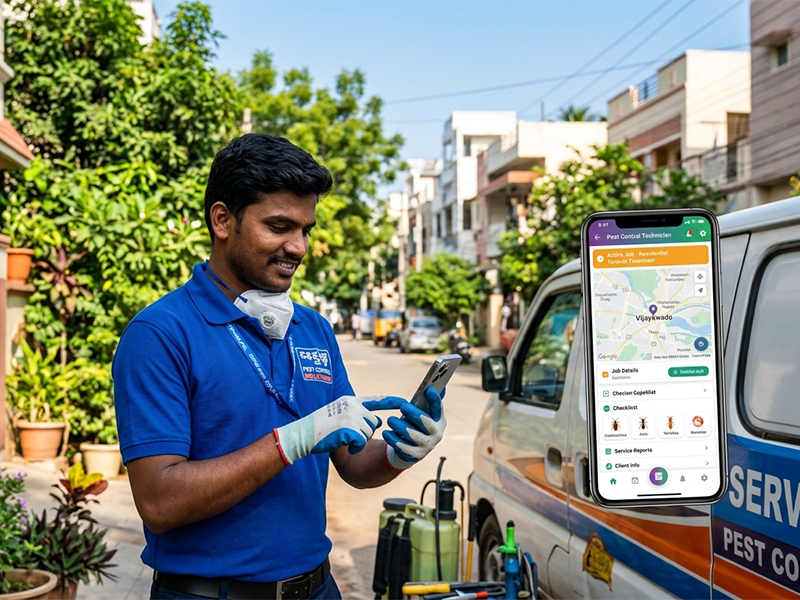 Pest Control Technician App Vijayawada: Transforming Field Operations for Modern Businesses