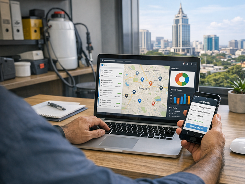 Pest Control Software Bangalore: Streamlining Urban Pest Management with Digital Solutions